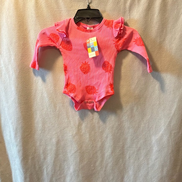 Pink Ruffled Kids One Piece - Picture 1 of 3